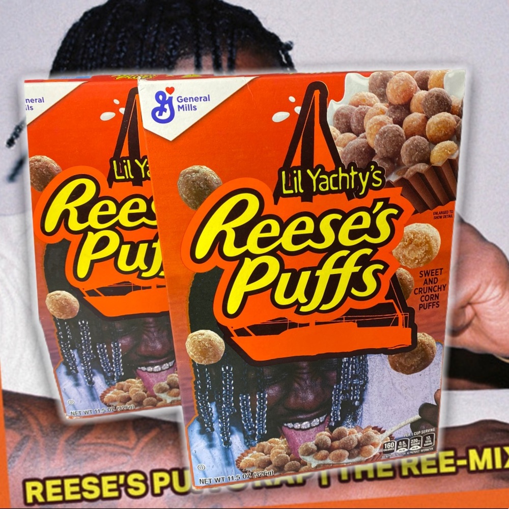 🥣Lil Yachty’s Reese’s Puffs Cereal Box🥣